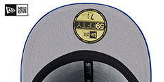 Giants LETTERMAN PIN CORDUROY Royal Fitted Hat by New Era - 5th View