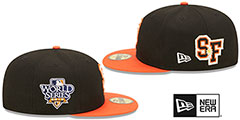 Giants LETTERMAN SIDE-PATCH Fitted Hat by New Era - 5th View