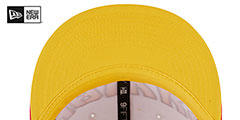 Hawks COLOR BLOCK BACK HALF SNAPBACK Hat by New Era - 5th View