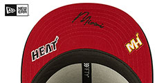 Heat TRIPLE THREAT IDENTITY Black Fitted Hat by New Era - 5th View