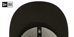 Knights MILB ONFIELD ALT 1 Black Fitted Hat by New Era - 5th View