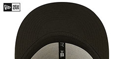 Knights MILB ONFIELD HOME Black Fitted Hat by New Era - 5th View