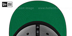 Marlins PAISLEY ELEMENTS Black Fitted Hat by New Era - 5th View