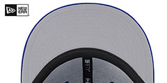 Mets 2023 CLUBHOUSE Heather Royal Fitted Hat by New Era - 5th View