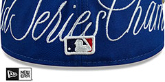 Mets HISTORIC CHAMPIONS Royal Fitted Hat by New Era - 5th View