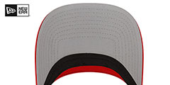 Nationals 2022 BATTING PRACTICE VISOR Red by New Era - 5th View