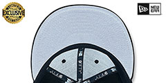 New Era BLANK SNAPBACK Black Adjustable Hat - 5th View