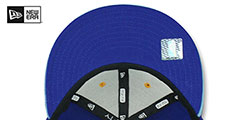 Nuggets NBA SILHOUETTE PINWHEEL White-Royal-Sky Fitted Hat by New Era - 5th View