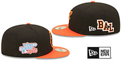 Orioles LETTERMAN SIDE-PATCH Fitted Hat by New Era - 5th View