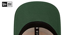 Packers DASHMARK SIDELINE SNAPBACK Gold-Green Hat by New Era - 5th View