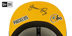 Packers TRIPLE THREAT IDENTITY Green Fitted Hat by New Era - 5th View