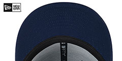 Patriots 2024 NFL SIDELINE Navy Fitted Hat by New Era - 5th View