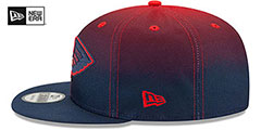 Pelicans BACK HALF FADE SNAPBACK Hat by New Era - 5th View