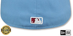 Phillies ALTERNATE CITY CONNECT Sky-Burgundy Fitted Hat by New Era - 5th View