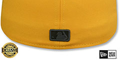 Pirates ALTERNATE CITY CONNECT Gold-Black Fitted Hat by New Era - 5th View