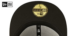 Quakes MILB ONFIELD ALT 1 Black Fitted Hat by New Era - 5th View