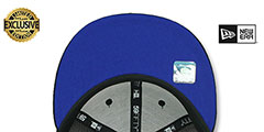 Raiders SB XI MESH-BACK SIDE-PATCH Black-Royal Fitted Hat by New Era - 5th View