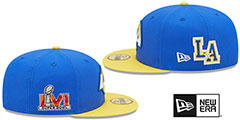 Rams LETTERMAN SIDE-PATCH Fitted Hat by New Era - 5th View