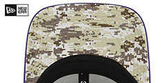 Ravens 2022 SALUTE-TO-SERVICE FLEX Black-Purple Hat by New Era - 5th View