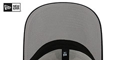 Ravens DASHMARK SIDELINE SNAPBACK White-Black Hat by New Era - 5th View