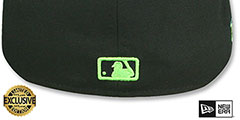 Rays ALTERNATE CITY CONNECT Black Fitted Hat by New Era - 5th View