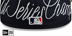 Red Sox HISTORIC CHAMPIONS Navy Fitted Hat by New Era - 5th View