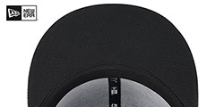 Rumble Ponies THEME NIGHT Black-Grey Fitted Hat by New Era - 5th View