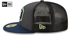 Seahawks 2021 NFL TRUCKER DRAFT Fitted Hat by New Era - 5th View