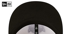 SeaWolves THEME NIGHT White-Black-Sky Fitted Hat by New Era - 5th View