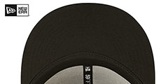 Shorebirds MILB ONFIELD HOME Black Fitted Hat by New Era - 5th View