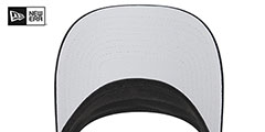 Steelers 2023 NFL TRAINING CAMP VISOR Black by New Era - 5th View