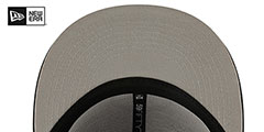 Steelers EST HEATHER SIDE-PATCH Grey-Black Fitted Hat by New Era - 5th View