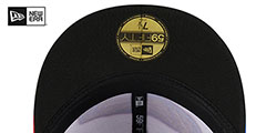 Tides THEME NIGHT White-Royal Fitted Hat by New Era - 5th View