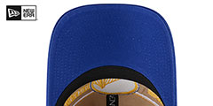 Warriors 2024 NBA DRAFT STRAPBACK Camel-Royal Hat by New Era - 5th View