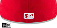 Yankees 2024 WORLD SERIES Red-White Fitted Hat by New Era - 5th View