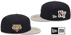 Yankees LETTERMAN SIDE-PATCH Fitted Hat by New Era - 5th View