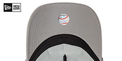 Yankees RALLY DRIVE A-FRAME TRUCKER SNAPBACK Navy-White Hat by New Era - 5th View